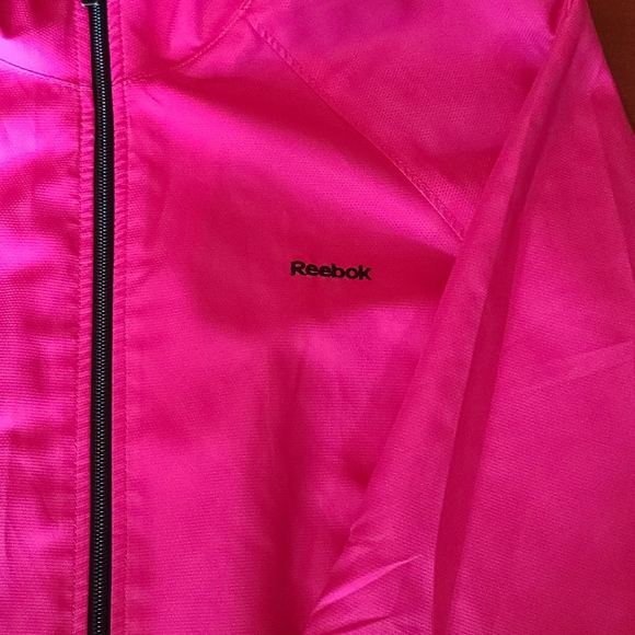 Reebok Hot Pink Wind Breaker Jacket - Picture 2 of 6
